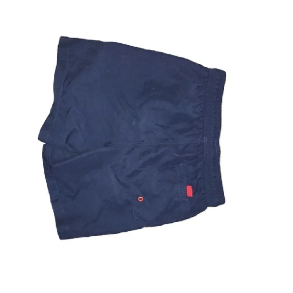 George Little Boys Navy Blue Swim trunks size small (28-30)